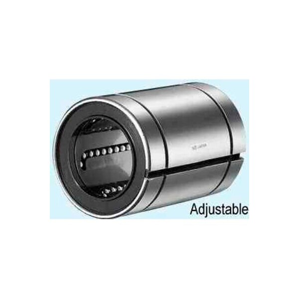 Nippon Bearing NB Corp SW12GUU-AJ 3/4" ID Clearance Adjustable Type Linear Bearing W/Resin Retainer & Seals, Steel SW12GUU-AJ - main
